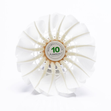 Kawasaki Kawasaki badminton game training resistant to hitting goose feather ball 12 pack 10 ball Kawasaki Kawasaki badminton game training resistant to hitting goose feather ball 12 pack 10 ball