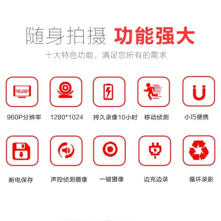 Photographer MD95S high-definition home chest video artifact monitoring camera pocket camera small portable recorder official standard Photographer MD95S high-definition home chest video artifact monitoring camera pocket camera small portable recorder official standard