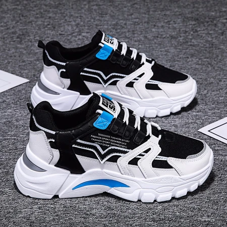 Mapesa sports shoes men's non-slip wear-resistant running shoes men's casual jogging shock absorption special outdoor training running shoes men's HY-318 black blue 42 Mapesa sports shoes men's non-slip wear-resistant running shoes men's casual jogging shock absorption special outdoor training running shoes men's HY-318 black blue 42