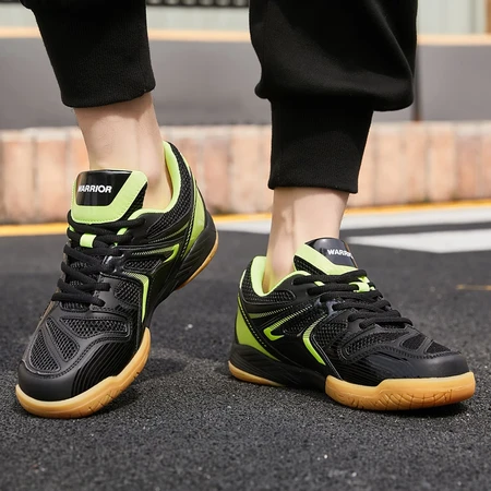 Pull back sports sneakers low top thick bottom non-slip table tennis shoes breathable mesh shoes men and women couple shoes shock-absorbing floor table tennis shoes non-slip breathable table tennis shoes 103HC black/fluorescent green 42/standard size Pull back sports sneakers low top thick bottom non-slip table tennis shoes breathable mesh shoes men and women couple shoes shock-absorbing floor table tennis shoes non-slip breathable table tennis shoes 103HC black/fluorescent green 42/standard size