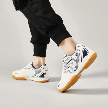 Pull back table tennis shoes 2022 spring sports shoes for men and women couple models low top breathable mesh table tennis shoes badminton shoes 163HC white dark blue 40/standard size Pull back table tennis shoes 2022 spring sports shoes for men and women couple models low top breathable mesh table tennis shoes badminton shoes 163HC white dark blue 40/standard size