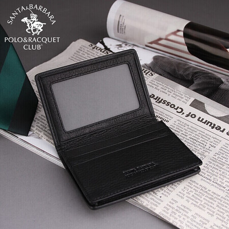 Sao Paulo Polo Men's Delicate Buckskin Card Case Men's Fashion Business Soft Bank Card Case Business Card Holder Gift Box Valentine's Day Gift Birthday Gift Seven Black Sao Paulo Polo Men's Delicate Buckskin Card Case Men's Fashion Business Soft Bank Card Case Business Card Holder Gift Box Valentine's Day Gift Birthday Gift Seven Black