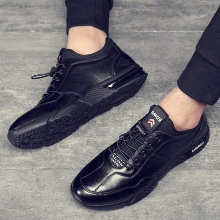 Shoes male 2020 autumn and winter new men's shoes shoes sports shoes men breathable comfort Korean version of the trend wild casual shoes men's shoes boots black 41 Shoes male 2020 autumn and winter new men's shoes shoes sports shoes men breathable comfort Korean version of the trend wild casual shoes men's shoes boots black 41