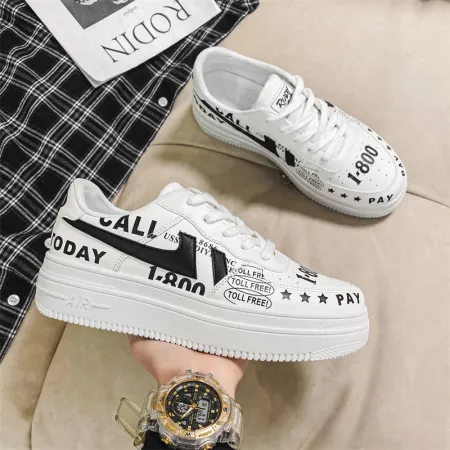 Yuanzu China Monopoly 2022 New Shoes Men's Air Force One Simple White Shoes Men's Shoes Student Board Shoes Gray Exquisite 39 Yuanzu China Monopoly 2022 New Shoes Men's Air Force One Simple White Shoes Men's Shoes Student Board Shoes Gray Exquisite 39