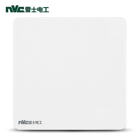 NVC electrician NVC switch socket electrician electric material blank decorative panel 86 type concealed Q3 Xinyue series simple white NVC electrician NVC switch socket electrician electric material blank decorative panel 86 type concealed Q3 Xinyue series simple white
