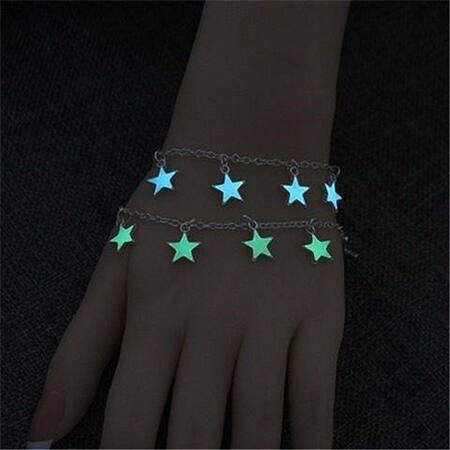 ins Luminous Bracelet Star Love Flower Luminous Couple Bracelet Girlfriend Fluorescent Stone Anklet Gift Student Girl Love Pink Jewelry Box ins Luminous Bracelet Star Love Flower Luminous Couple Bracelet Girlfriend Fluorescent Stone Anklet Gift Student Girl Love Pink Jewelry Box