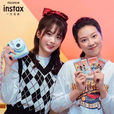 Fuji instax instant imaging camera mini7+mini7c/s upgrade model blue Fuji instax instant imaging camera mini7+mini7c/s upgrade model blue
