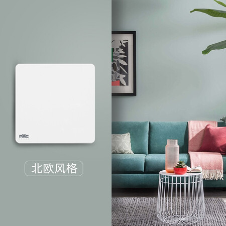 NVC electrician NVC switch socket electrician electric material blank decorative panel 86 type concealed Q3 Xinyue series simple white NVC electrician NVC switch socket electrician electric material blank decorative panel 86 type concealed Q3 Xinyue series simple white