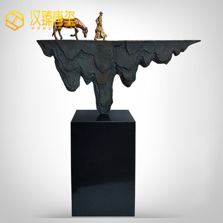 Han Zhen Tang Xi All copper artwork soft decoration porch decoration modern bronze sculpture collection Silk Road Wrangler home living room decoration One generation all the way Han Zhen Tang Xi All copper artwork soft decoration porch decoration modern bronze sculpture collection Silk Road Wrangler home living room decoration One generation all the way