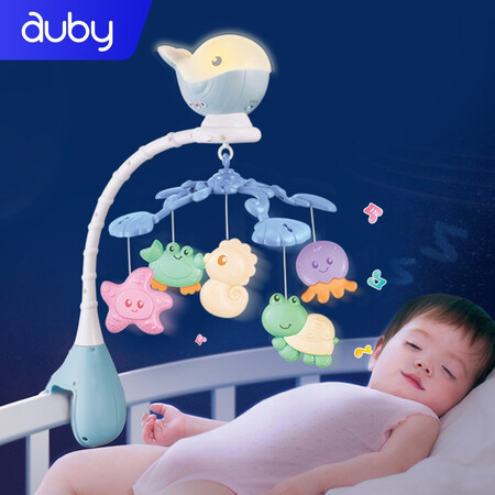 AUBY baby children's toys boy girl baby dream induction night light bed bell music rotating coax bed bell rattle 461535 gift AUBY baby children's toys boy girl baby dream induction night light bed bell music rotating coax bed bell rattle 461535 gift
