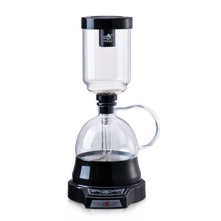 Electric siphon coffee pot household touch screen glass siphon pot manual grinder coffee machine set Danlan package eight Electric siphon coffee pot household touch screen glass siphon pot manual grinder coffee machine set Danlan package eight