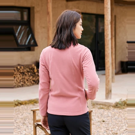 Pathfinder TOREAD fleece jacket for men and women couple models autumn and winter outdoor warm jacket fleece underwear charge clothing liner fleece jacket bean paste red female L Pathfinder TOREAD fleece jacket for men and women couple models autumn and winter outdoor warm jacket fleece underwear charge clothing liner fleece jacket bean paste red female L