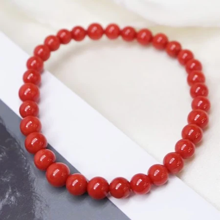 Stone Spirit Natural Red Coral Bracelet Bead Bracelet Organic Gemstone Single Ring Men and Women Universal Simple Fashion Jewelry Transfer Birth Year Red Bracelet Bracelet National Inspection Certificate 4mm Stone Spirit Natural Red Coral Bracelet Bead Bracelet Organic Gemstone Single Ring Men and Women Universal Simple Fashion Jewelry Transfer Birth Year Red Bracelet Bracelet National Inspection Certificate 4mm