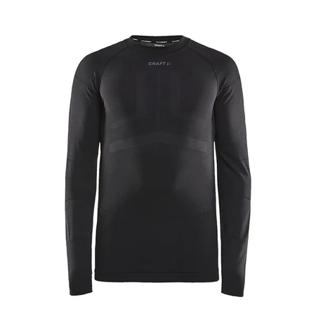 CRAFT Quaft green label vitality close-fitting layer compression clothing quick-drying clothing breathable perspiration casual fitness running sports thermal function underwear black/gravel gray men's top M CRAFT Quaft green label vitality close-fitting layer compression clothing quick-drying clothing breathable perspiration casual fitness running sports thermal function underwear black/gravel gray men's top M