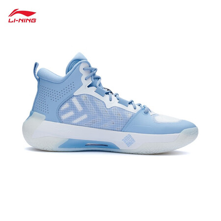 Li Ning basketball shoes men's sharp blade 2 reflective lightweight mid-top basketball professional game shoes official store ABAR087 standard white/snow blue-3 41 Li Ning basketball shoes men's sharp blade 2 reflective lightweight mid-top basketball professional game shoes official store ABAR087 standard white/snow blue-3 41