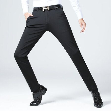 Woodpecker TUCANO casual pants men's business casual fashion suit pants stretch slim fit all-match pants men's black 32 Woodpecker TUCANO casual pants men's business casual fashion suit pants stretch slim fit all-match pants men's black 32