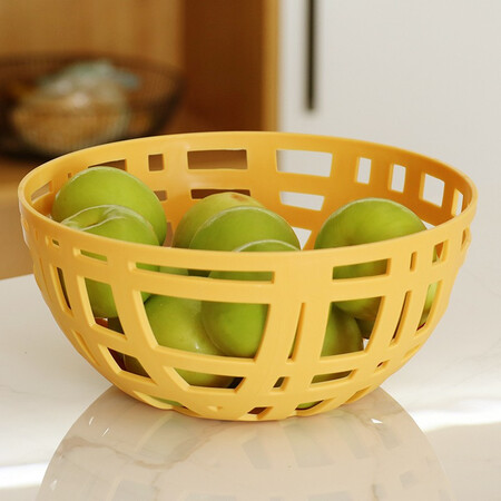 What people eat fruit basket hollow plastic drain basket home living room coffee table fruit plate kitchen creative vegetable washing basket restaurant fruit basket blue, green, yellow, orange 4 colors each 1 1 What people eat fruit basket hollow plastic drain basket home living room coffee table fruit plate kitchen creative vegetable washing basket restaurant fruit basket blue, green, yellow, orange 4 colors each 1 1
