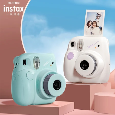 Fuji instax instant imaging camera mini7+mini7c/s upgrade model blue Fuji instax instant imaging camera mini7+mini7c/s upgrade model blue