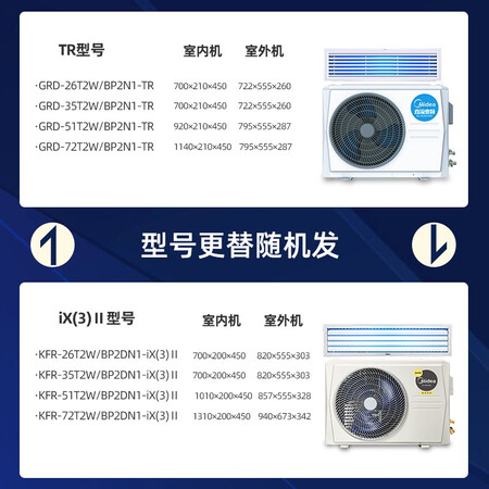 Midea Central Air Conditioning Duct Machine One Tow One 2HP DC Inverter Smart Home Appliances 2p Embedded Package Installation GRD51T2W/BP2N1-TR Midea Central Air Conditioning Duct Machine One Tow One 2HP DC Inverter Smart Home Appliances 2p Embedded Package Installation GRD51T2W/BP2N1-TR