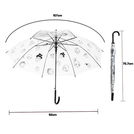 MINISOEVA series graffiti long handle umbrella 8-bone single umbrella automatic rain umbrella pattern mixed hair MINISOEVA series graffiti long handle umbrella 8-bone single umbrella automatic rain umbrella pattern mixed hair
