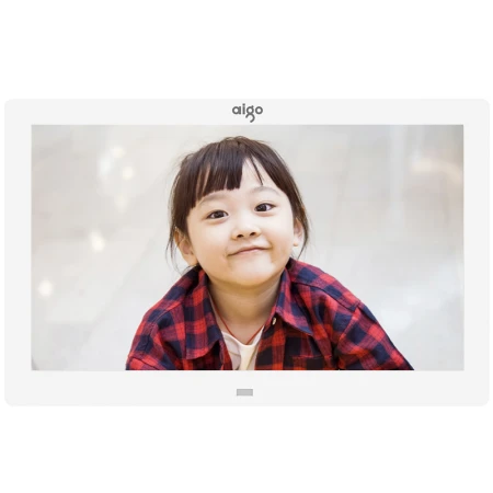 Patriot aigo digital photo frame DPF85 8-inch high-definition electronic photo album SD card / U disk straight into pearl white support enterprise logo batch customization Patriot aigo digital photo frame DPF85 8-inch high-definition electronic photo album SD card / U disk straight into pearl white support enterprise logo batch customization