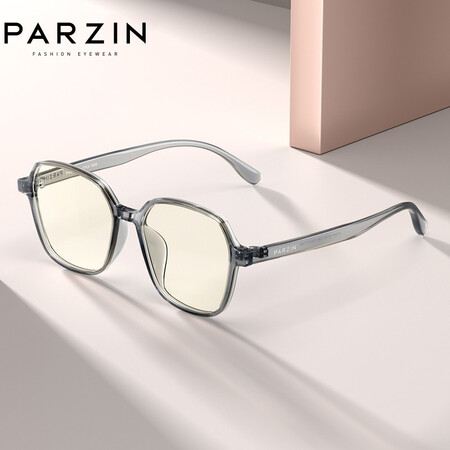 Parsons PARZIN anti-blue light anti-radiation glasses frame female retro transparent frame anti-blue light frame unisex computer mobile phone goggles 15795L smoke gray Parsons PARZIN anti-blue light anti-radiation glasses frame female retro transparent frame anti-blue light frame unisex computer mobile phone goggles 15795L smoke gray