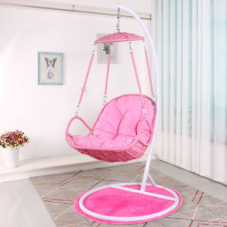 Outdoor furniture hanging basket rattan chair adult hanging chair indoor household bird’s nest hammock balcony swing rocking chair outdoor lazy cradle single and double double thick rattan white with armrests Outdoor furniture hanging basket rattan chair adult hanging chair indoor household bird’s nest hammock balcony swing rocking chair outdoor lazy cradle single and double double thick rattan white with armrests