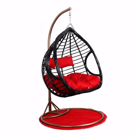 Outdoor furniture hanging basket rattan chair adult hanging chair indoor household bird’s nest hammock balcony swing rocking chair outdoor lazy cradle single and double double thick rattan white with armrests Outdoor furniture hanging basket rattan chair adult hanging chair indoor household bird’s nest hammock balcony swing rocking chair outdoor lazy cradle single and double double thick rattan white with armrests