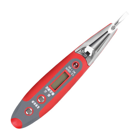 Delixi Electric DELIXI ELECTRIC with lighting digital display test pen multi-function induction electrician test pen test pen test pen screwdriver 12-250V Delixi Electric DELIXI ELECTRIC with lighting digital display test pen multi-function induction electrician test pen test pen test pen screwdriver 12-250V