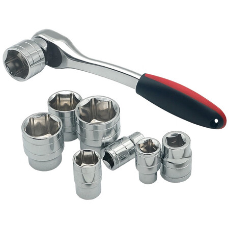 Socket head outer hexagon screw auto repair tool big fly sleeve single 17 8 10 14 16mm1/2 ratchet wrench extension 11mm/pc Socket head outer hexagon screw auto repair tool big fly sleeve single 17 8 10 14 16mm1/2 ratchet wrench extension 11mm/pc