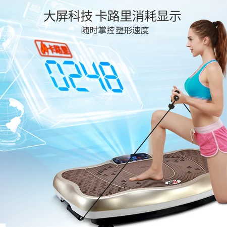 ASAM ASAM fat rejection machine shaking machine shaping fitness equipment lazy sports unisex ASMS-A5-1 calorie display / streamer gold ASAM ASAM fat rejection machine shaking machine shaping fitness equipment lazy sports unisex ASMS-A5-1 calorie display / streamer gold