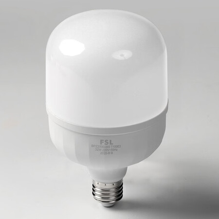 Foshan Lighting FSLLED bulb high-power energy-saving lamps E27 large screw mouth 25W white light 6500K cylindrical dazzling wind Foshan Lighting FSLLED bulb high-power energy-saving lamps E27 large screw mouth 25W white light 6500K cylindrical dazzling wind