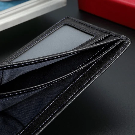 Goldlion Goldlion Men's Wallet Gift Box First Layer Cowhide Horizontal Two-Fold Ticket Holder Business Wallet Short Wallet Black A721001-211TA Birthday Gift for Boyfriend, Husband, Dad Goldlion Goldlion Men's Wallet Gift Box First Layer Cowhide Horizontal Two-Fold Ticket Holder Business Wallet Short Wallet Black A721001-211TA Birthday Gift for Boyfriend, Husband, Dad