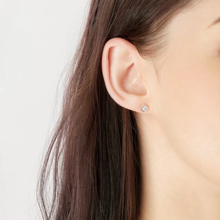 Chow Sang Sang Small Bubble Diamond Earrings 18K Rose Gold Dazzling Single Color Gold Earrings 92876E Pricing Chow Sang Sang Small Bubble Diamond Earrings 18K Rose Gold Dazzling Single Color Gold Earrings 92876E Pricing