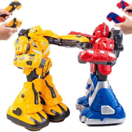 Youdaxin YOUDAXIN Somatosensory Remote Control Fighting Battle Boxing Robot Toy Warrior Intelligent Double Parent-child Gift 26CM High Battle Set Two Packs Youdaxin YOUDAXIN Somatosensory Remote Control Fighting Battle Boxing Robot Toy Warrior Intelligent Double Parent-child Gift 26CM High Battle Set Two Packs