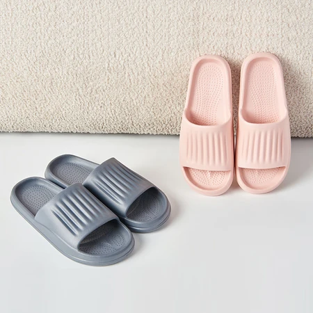 Huixun Jingdong's own brand slippers soft elastic quick-drying home bathroom bath sandals and slippers women's pink 38-39 Huixun Jingdong's own brand slippers soft elastic quick-drying home bathroom bath sandals and slippers women's pink 38-39