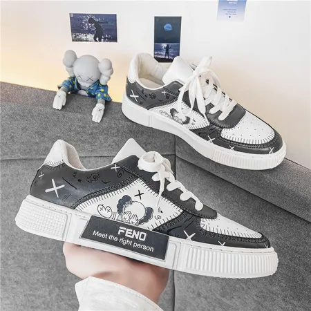 Yuanzu China Monopoly 2022 New Shoes Men's Air Force One Simple White Shoes Men's Shoes Student Board Shoes Gray Exquisite 39 Yuanzu China Monopoly 2022 New Shoes Men's Air Force One Simple White Shoes Men's Shoes Student Board Shoes Gray Exquisite 39