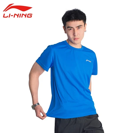 Li Ning LI-NING sportswear suit men's new badminton suit T-shirt short-sleeved quick-drying shorts spring and summer table tennis net suit ATSS959-3 blue suit M Li Ning LI-NING sportswear suit men's new badminton suit T-shirt short-sleeved quick-drying shorts spring and summer table tennis net suit ATSS959-3 blue suit M