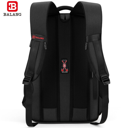Baron men shoulder bag backpack BALANG 15.6 inches laptop bag business bags men and women bag water repellent Standard Edition - Black Baron men shoulder bag backpack BALANG 15.6 inches laptop bag business bags men and women bag water repellent Standard Edition - Black