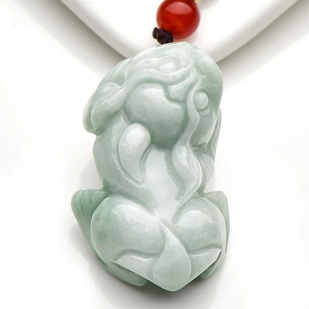 Keyu Keqiu Jade Pixiu Pendant for Men and Women Light Green Jade Pixiu Jade Pendant KY0098 Keyu Keqiu Jade Pixiu Pendant for Men and Women Light Green Jade Pixiu Jade Pendant KY0098