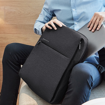 Millet MI minimalist urban leisure business shoulder bag laptop bag 14 inches dark gray backpack schoolbag men and women Millet MI minimalist urban leisure business shoulder bag laptop bag 14 inches dark gray backpack schoolbag men and women