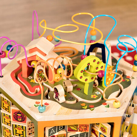 Bi Le early education Kai Zhi game platform explore cognitive six-sided box wooden treasure chest enlightenment youth university wood cube birthday gift Bi Le early education Kai Zhi game platform explore cognitive six-sided box wooden treasure chest enlightenment youth university wood cube birthday gift