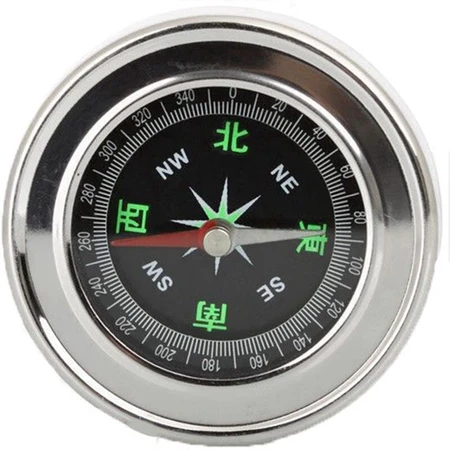 Stainless steel compass travel mountaineering travel navigation tool compass student outdoor sports multi-functional compass Stainless steel compass travel mountaineering travel navigation tool compass student outdoor sports multi-functional compass