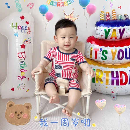 Abaoli ins little red book three-layer cake balloon children one-year-old boy and girl decoration birthday party photo layout props Abaoli ins little red book three-layer cake balloon children one-year-old boy and girl decoration birthday party photo layout props