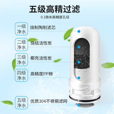 TCL water purifier household kitchen direct drinking faucet filter tap water pre-purifier water filter water purifier 102A TCL water purifier household kitchen direct drinking faucet filter tap water pre-purifier water filter water purifier 102A