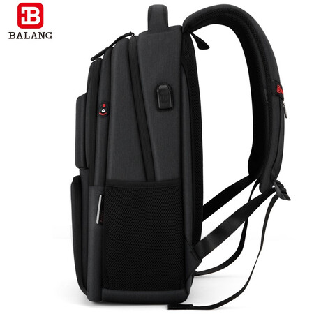 Baron men shoulder bag backpack BALANG 15.6 inches laptop bag business bags men and women bag water repellent Standard Edition - Black Baron men shoulder bag backpack BALANG 15.6 inches laptop bag business bags men and women bag water repellent Standard Edition - Black