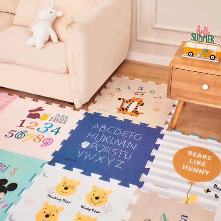 Disney Disney Crawling Mat Baby Climbing Mat Baby Mosaic Floor Mat Foam Puzzle Non-slip Mat 9 Pieces Thickened 2CM Gift Disney Disney Crawling Mat Baby Climbing Mat Baby Mosaic Floor Mat Foam Puzzle Non-slip Mat 9 Pieces Thickened 2CM Gift