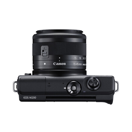 Canon CanonEOS M200 Micro-Single Camera Digital Camera Black Kit 15-45 Micro-Single Lens Vlog Camera 4K Video Shooting M100 Upgrade Canon CanonEOS M200 Micro-Single Camera Digital Camera Black Kit 15-45 Micro-Single Lens Vlog Camera 4K Video Shooting M100 Upgrade