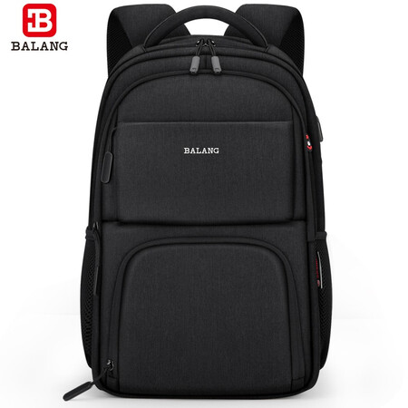 Baron men shoulder bag backpack BALANG 15.6 inches laptop bag business bags men and women bag water repellent Standard Edition - Black Baron men shoulder bag backpack BALANG 15.6 inches laptop bag business bags men and women bag water repellent Standard Edition - Black
