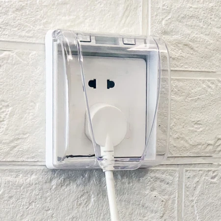 GEIYURIC86 self-adhesive waterproof box switch cover socket protection cover splash box bathroom toilet waterproof cover GEIYURIC86 self-adhesive waterproof box switch cover socket protection cover splash box bathroom toilet waterproof cover
